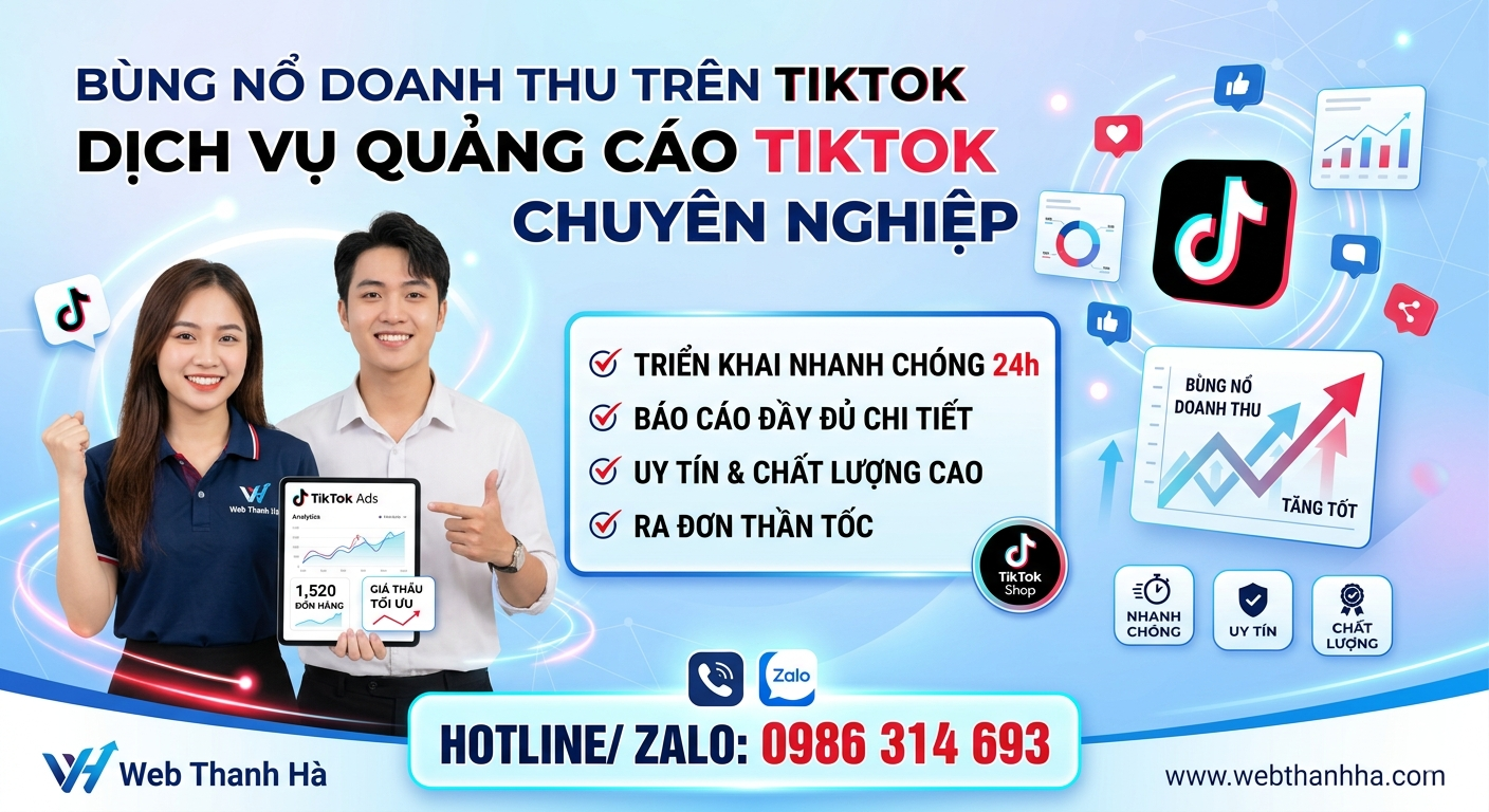 Dịch vụ chạy quảng cáo Tiktok