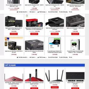 Mẫu website Máy tính Dương Hoàng