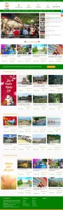 Mẫu website Du lịch 1
